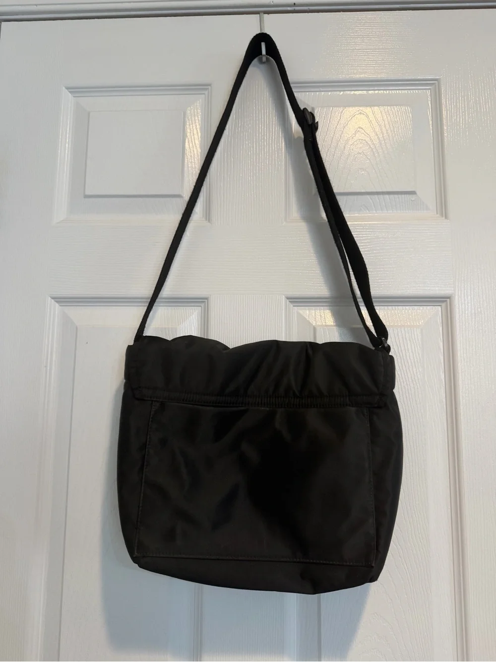 Kate Spade Black Nylon Crossbody Messenger Bag Small